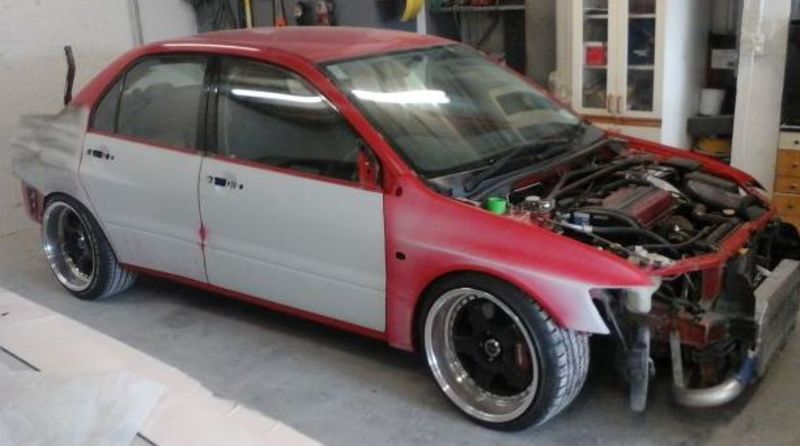 Mitsubishi Lancer Evolution 'Evo' Full Repaint - Before